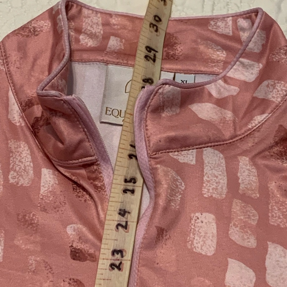 Equestrian Artisans Pink Patterned Long Sleeve To… - image 5
